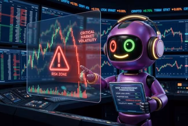 Робот изучает риски криптотрейдинга