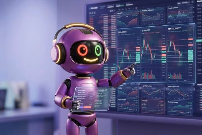 Робот анализирует лучшие пары grid trading